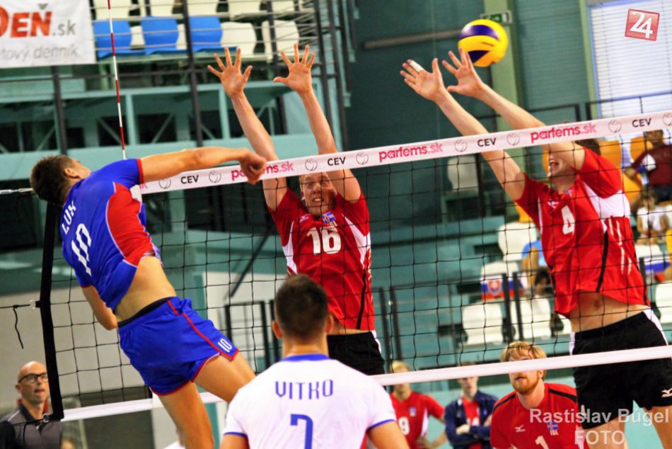 Volejbalisti v Nitre na úvod kvalifikácie ME porazili Island