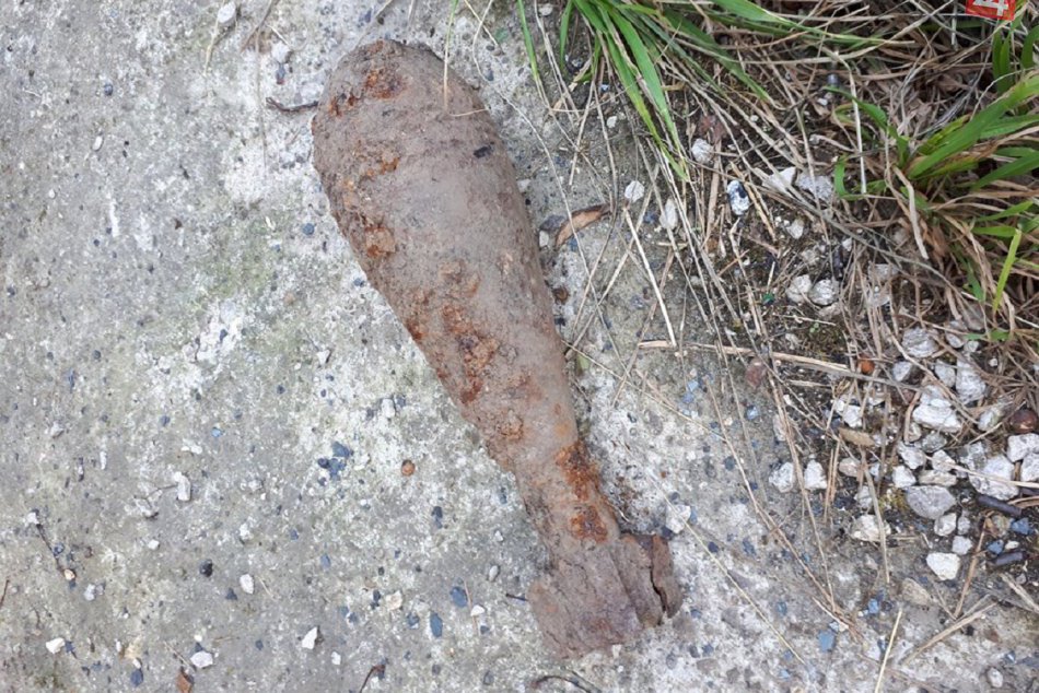 Nájdená výbuchu schopná munícia z obdobia druhej svetovej vojny