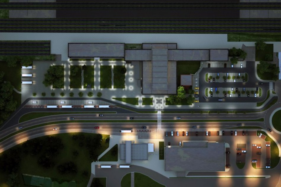 OBRAZOM: Vizualizácie veľkej revitalizácie predstaničného priestoru vo Zvolene