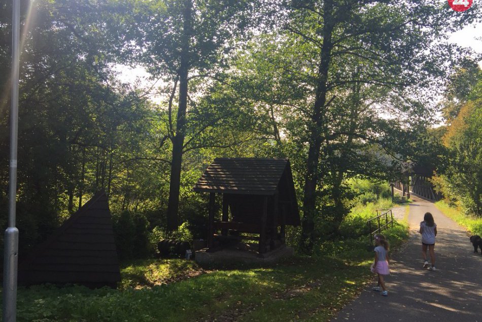 Kluknava - krytý drevený most