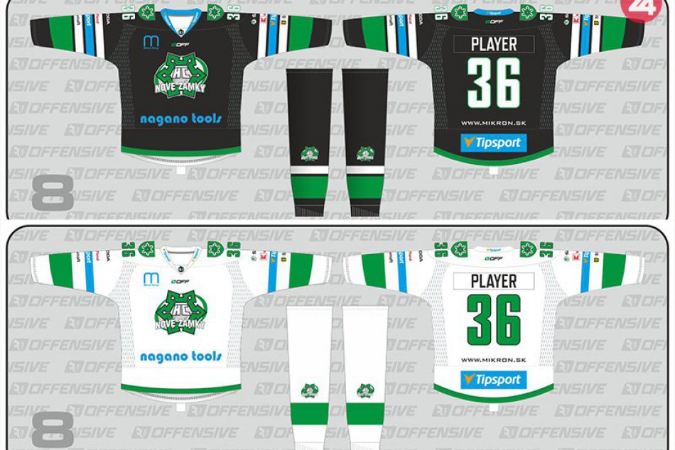 Nové dresy MHC Nové Zámky