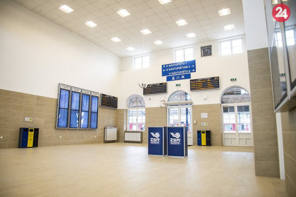 Vynovená čakáreň na Hlavnej stanici