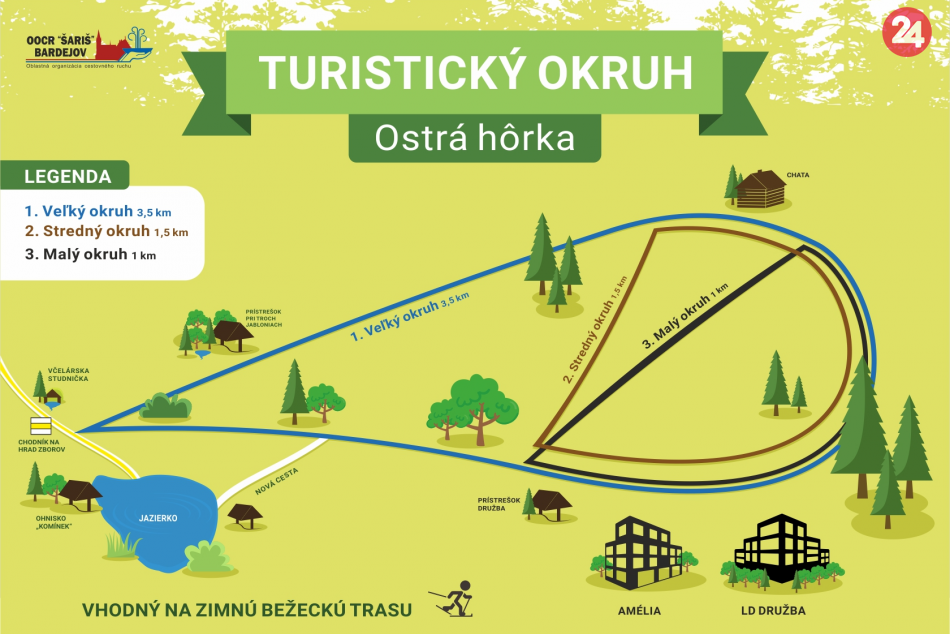 Obnovený turistický okruh v Bardejovských Kúpeľoch