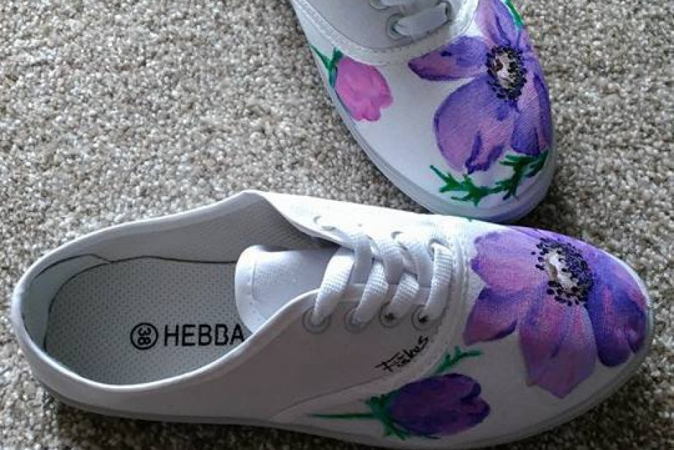 Umelecké diela na oblečení v podaní talentovanej Bardejovčanky