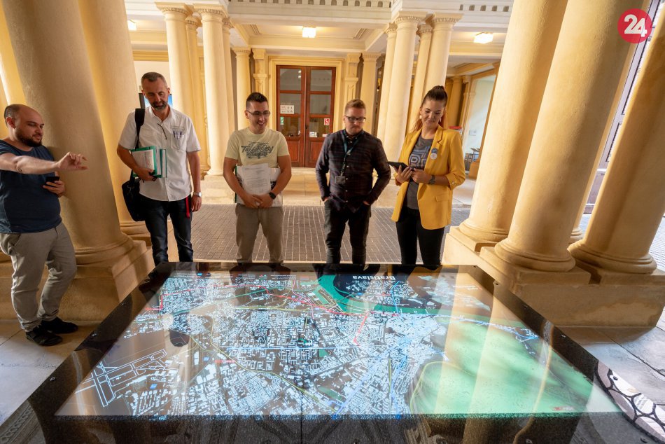 3D model budúcej dopravnej infraštruktúry Bratislavy