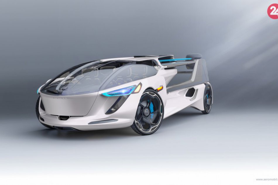 FOTO: AeroMobil ukázal nové 4-miestne lietajúce auto: