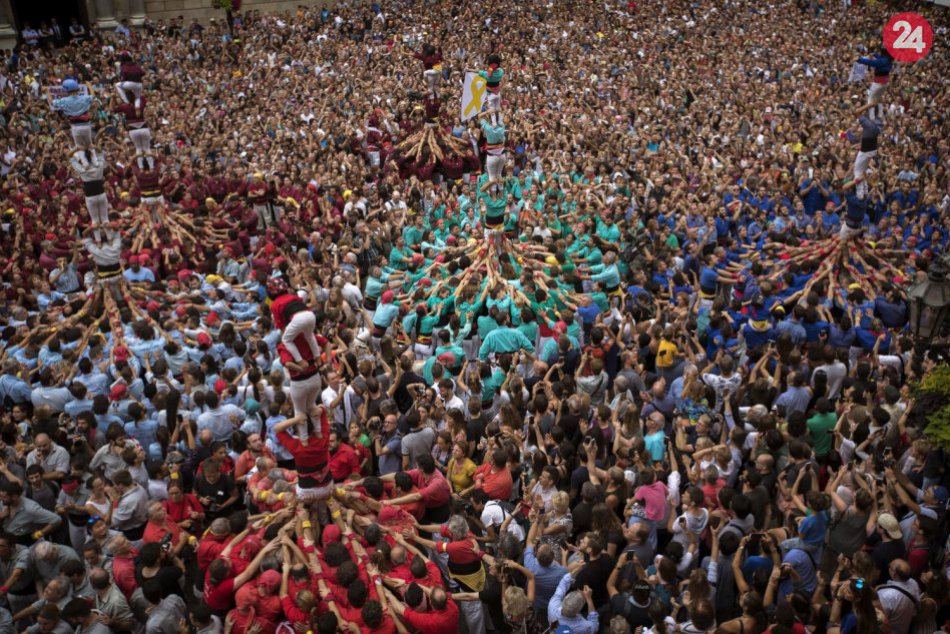 KURIOZITA DŇA: V katalánskej Barcelone opäť stavali ľudské veže