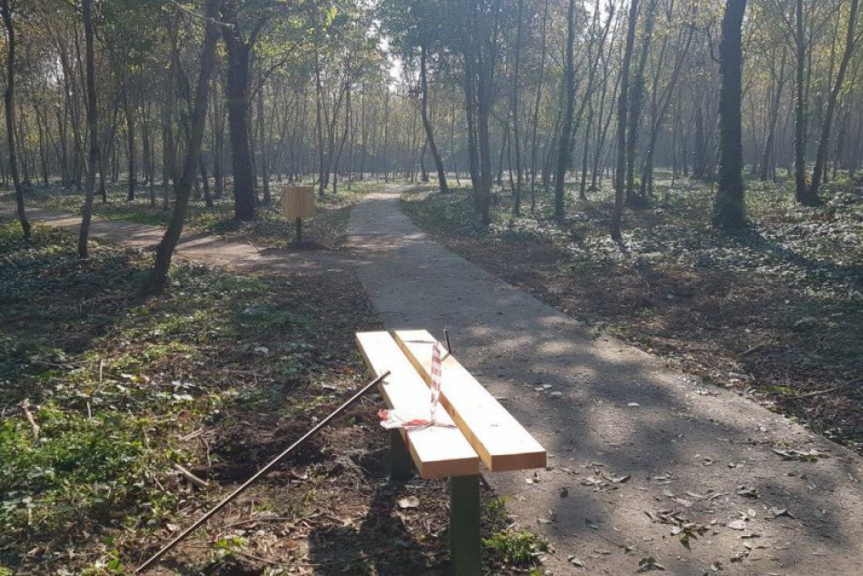 FOTO, V šalianskom lesoparku pribúda mobiliár: Onedlho si zahráte aj ping - pong