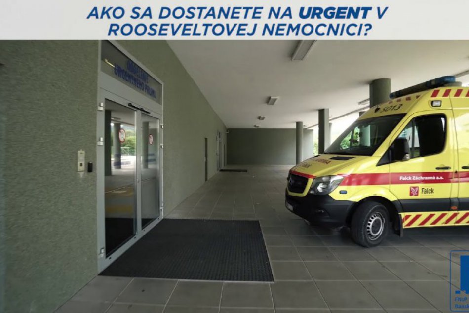 V OBRAZOCH: Šikovné videá prevedú pacientov chodbami bystrickej nemocnice