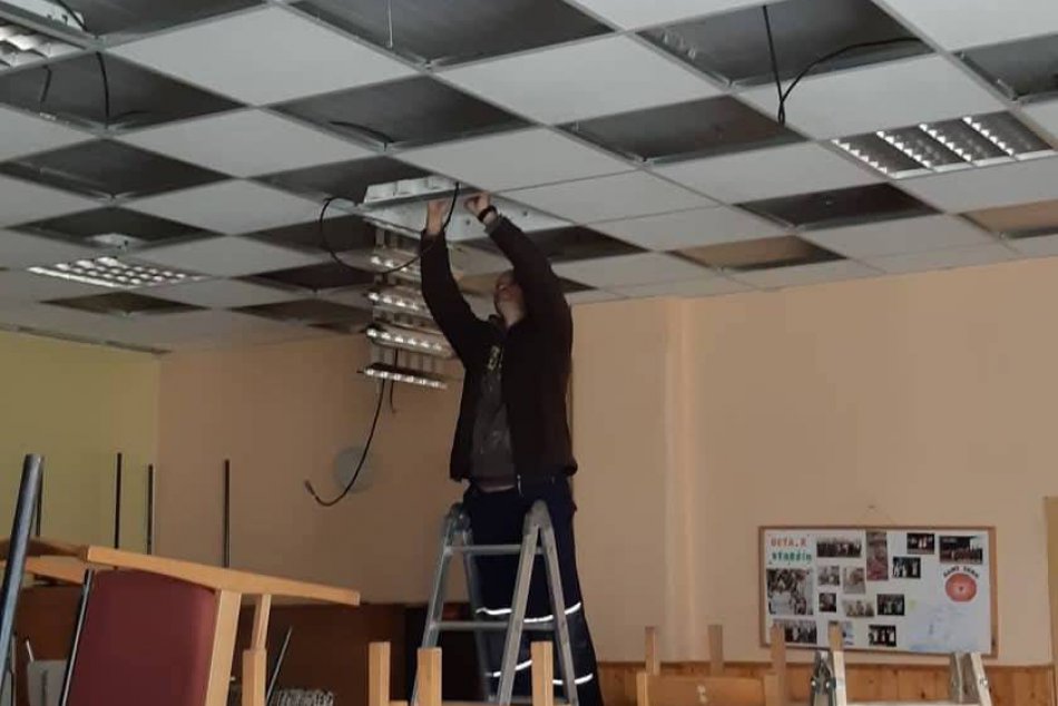 FOTO: Rekonštrukcia kultúrneho domu v Bodiciach