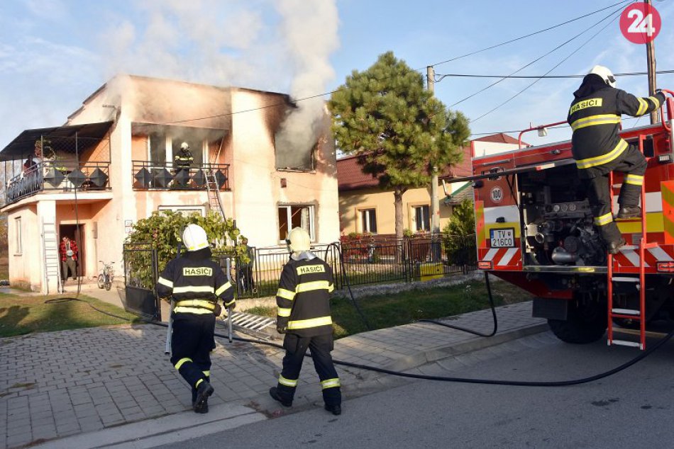 Požiar domu v Nižnom Žipove