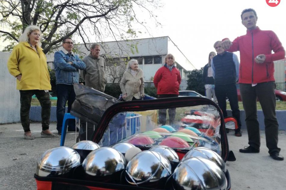 Petangové ihrisko v Ružinove