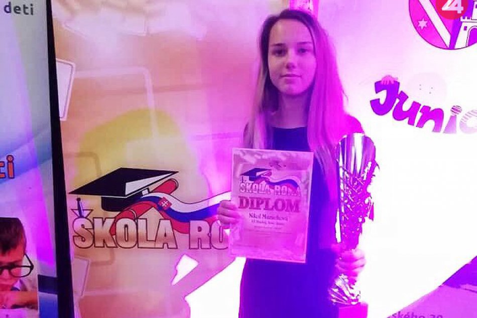 Žiačka roka Nikol Mazúchová je z Nových Zámkov