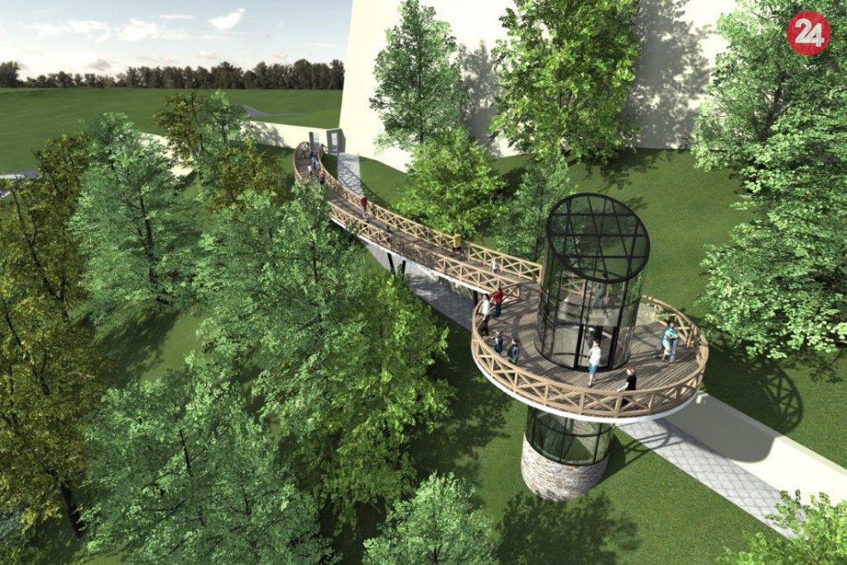 VIZUALIZÁCIE: K Nitrianskemu hradu by mohol viesť podzemný tunel s výťahom