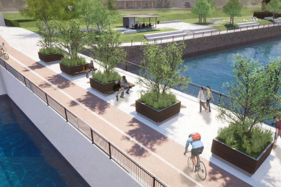 V OBRAZOCH: Takto má vyzerať nový bystrický parčík pri Hrone