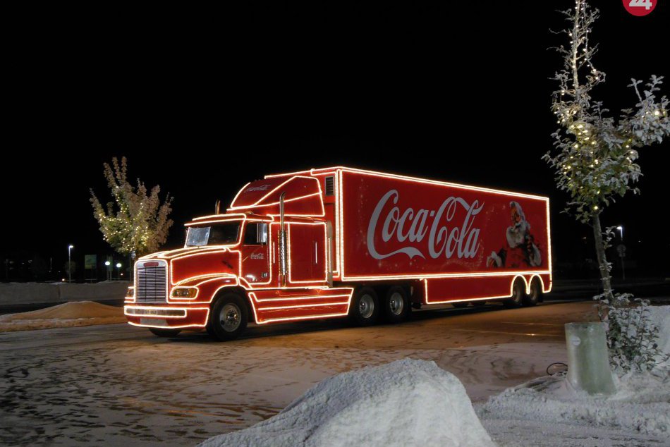 Coca-Cola vianočný kamión