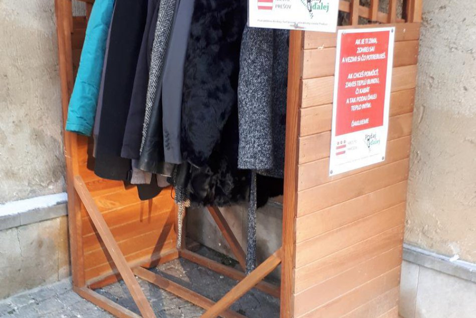 Prešovský Vešiak pomoci je opäť pripravený: Pre túto sezónu má nové umiestnenie