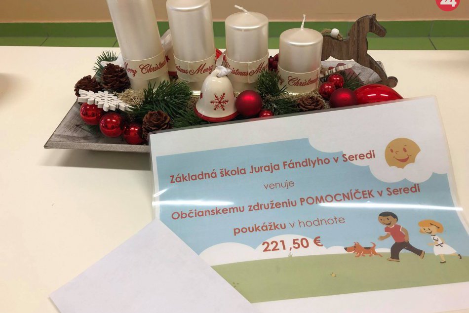 OBRAZOM: Krásne gesto pomoci od pedagogičky a žiakov ZŠ Juraja Fándlyho v Seredi
