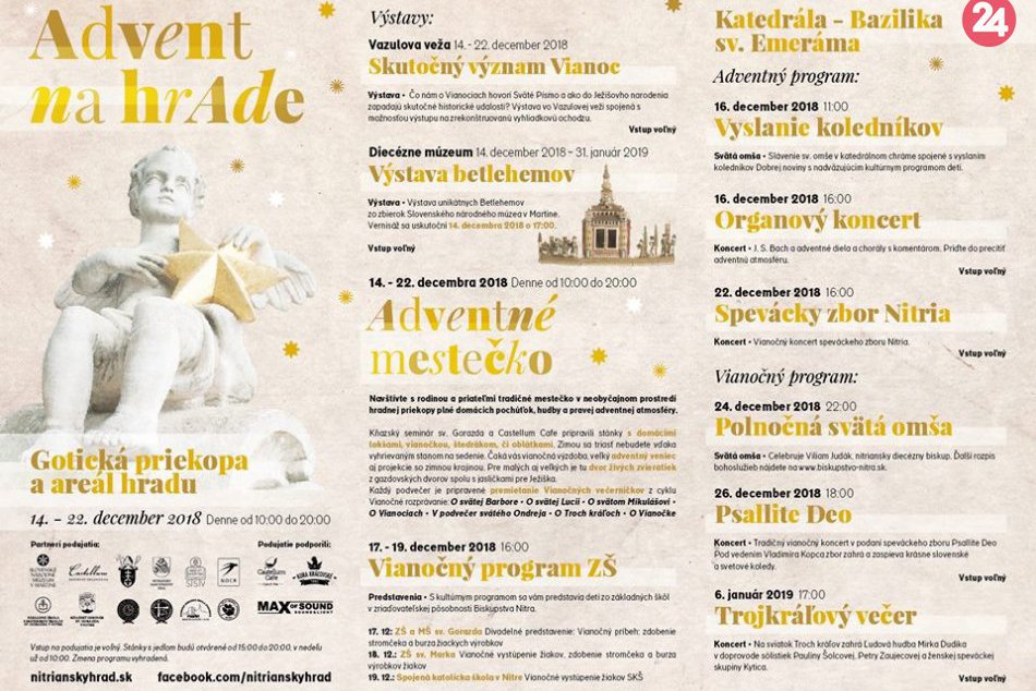 Sviatočná nálada vás dostane: V Nitre budú cez víkend otvorené 3 vianočné mesteč