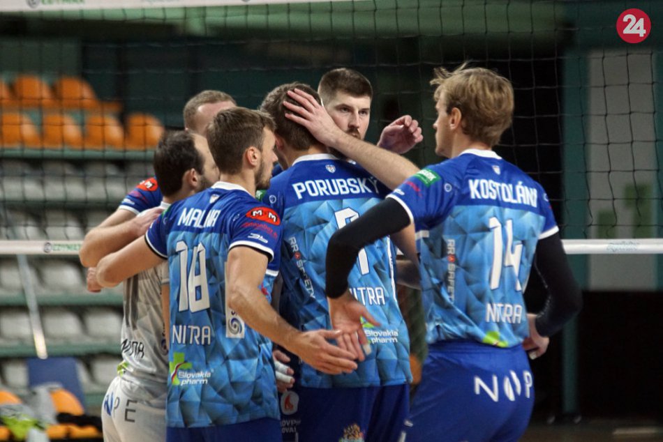 Nitrianski volejbalisti pokračujú na víťaznej vlne: Zdolali aj Trenčín, FOTO