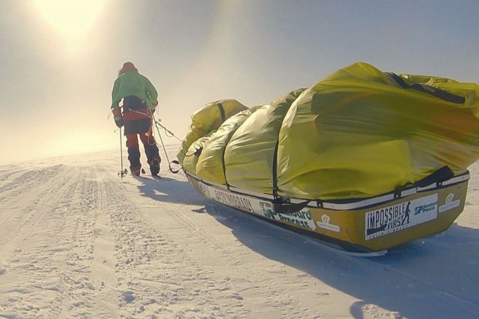 Colin ako prvý prešiel Antarktídu sám a bez pomoci