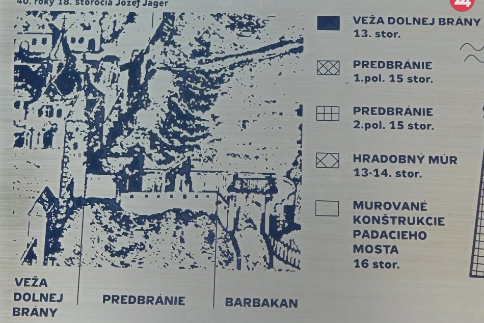 OBRAZOM: Pri Dolnej bráne pribudla informačná tabuľka