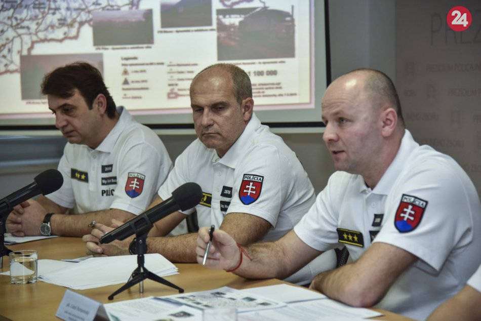 Tlačová konferencia polície