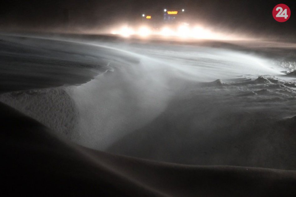 Záveje v Košickom kraji