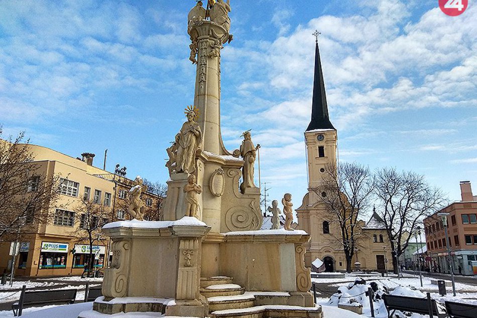 Nové Zámky pod snehovou prikrývkou