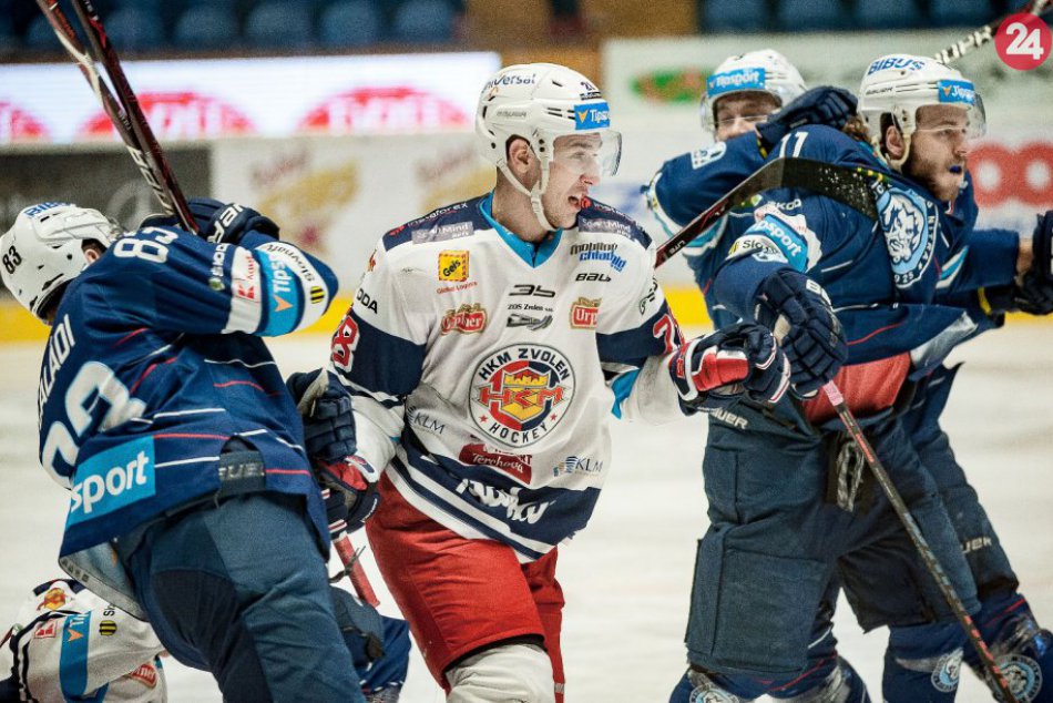 V OBRAZOCH: Hokejisti HKM Zvolen zdolali doma Nitranov o jediný gól