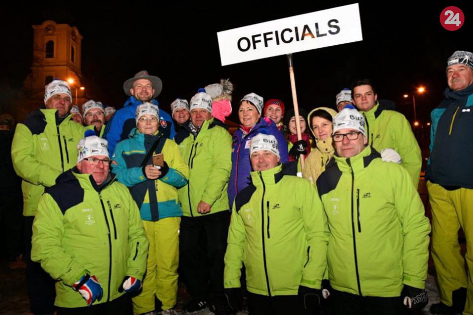 Slávnostný ceremoniál v Brezne - biatlon