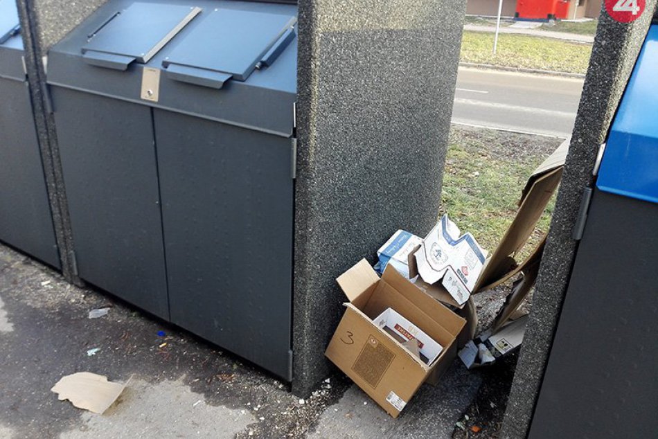 Jednou z horúcich tém v Nových Zámkoch je prekrývanie kontajnerovísk