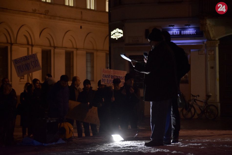 Protest proti Andrejovi Dankovi