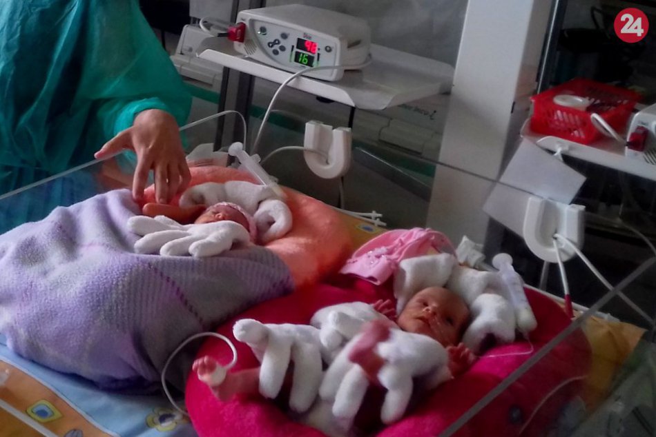 V OBRAZOCH: V bystrickej nemocnici prišli po niekoľkých rokoch na svet trojičky