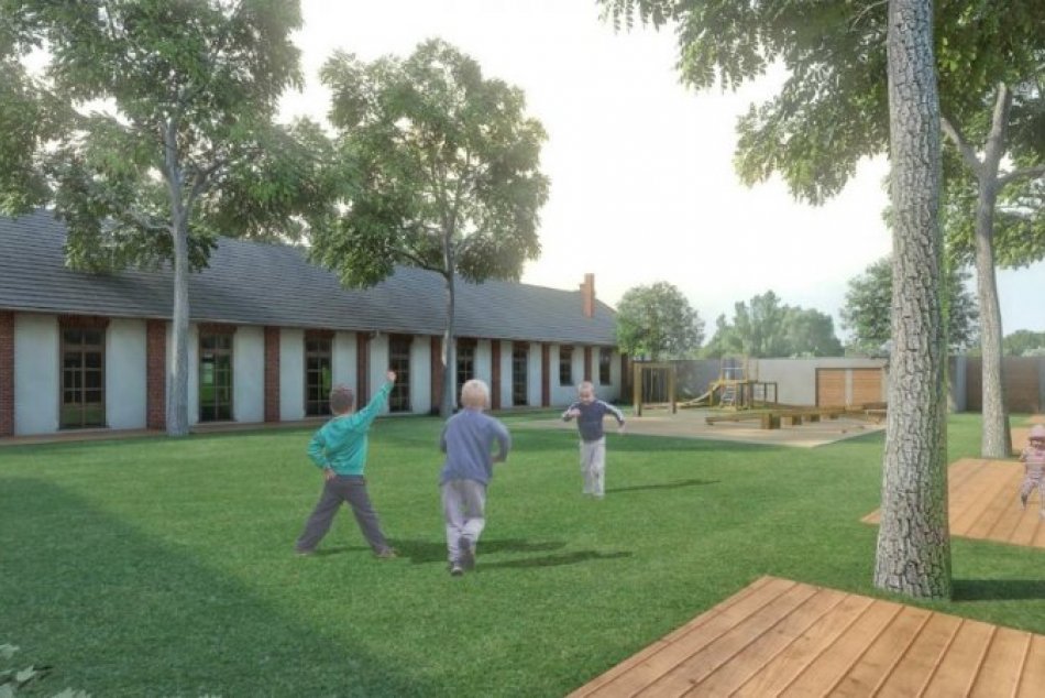 Vizualizácie materskej školy v kasárňach na Martinskom vrchu