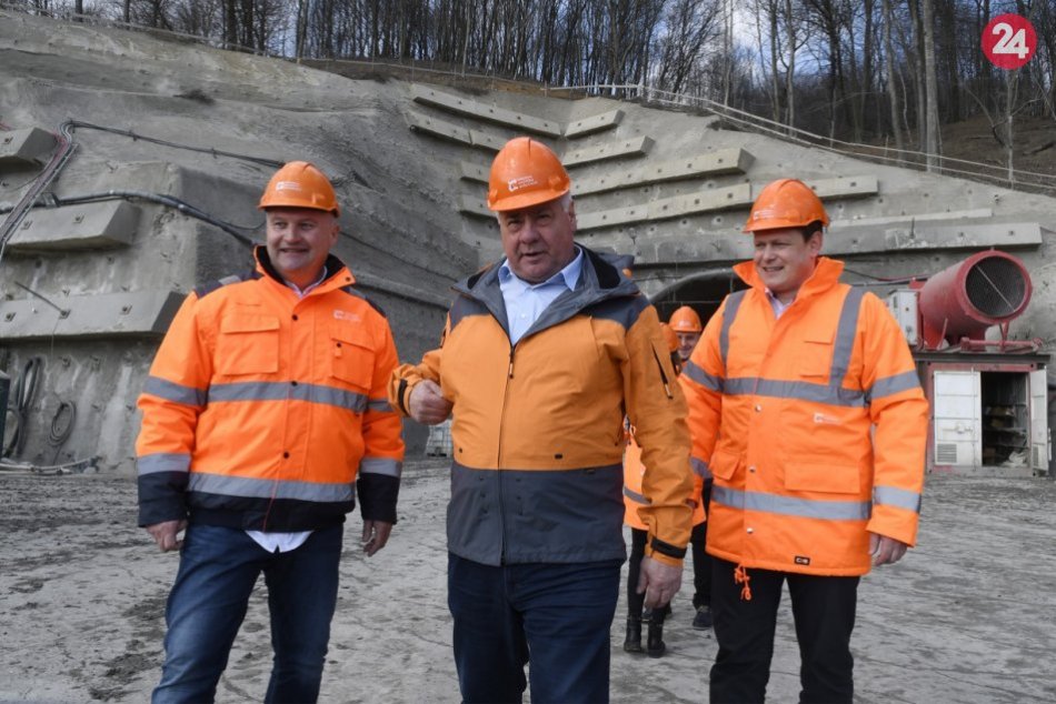 Stavba D1 Prešov západ – Prešov juh: Zavítal na ňu minister, FOTO