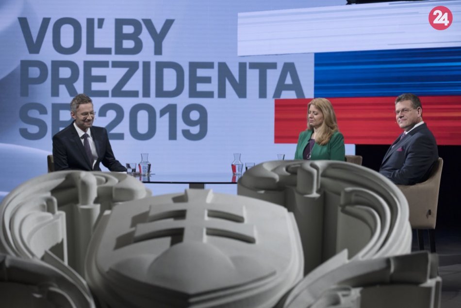 Rozdielni kandidáti s rovnakým cieľom: Čaputová aj Šefčovič chcú vyhrať, FOTO