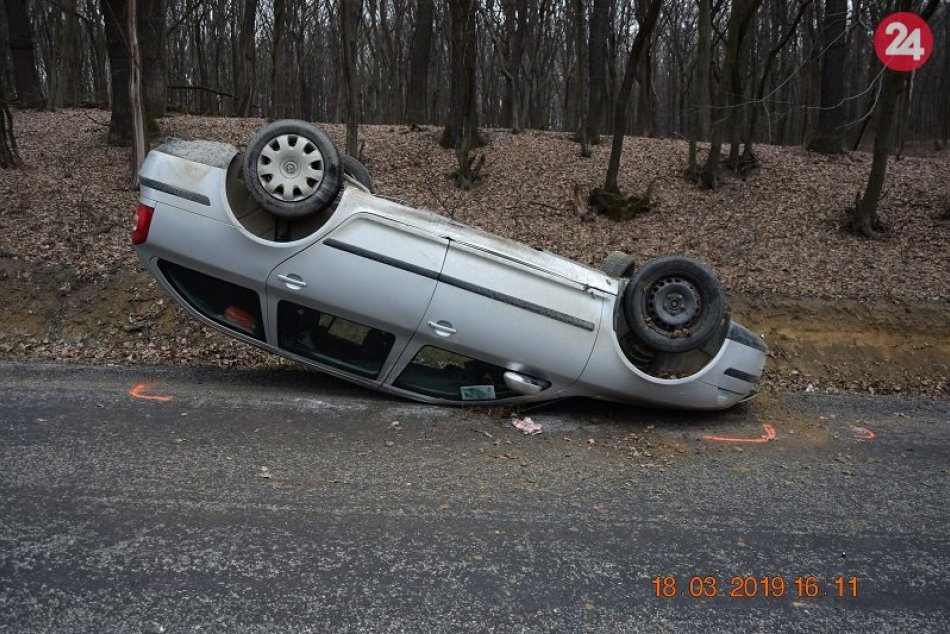 Nehoda opitého vodiča v Sadoch nad Torysou