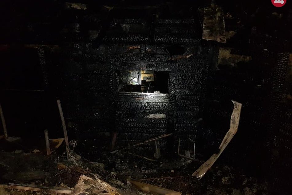 Požiar v obci Habura pri Medzilaborciach