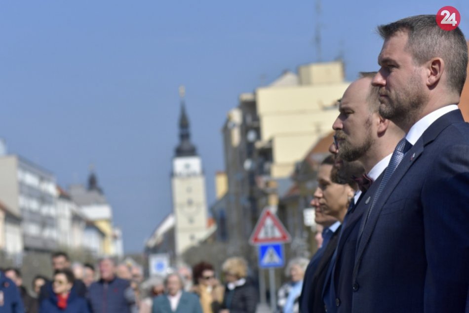 Trnava: Výročie oslobodenia si s Trnavčanmi pripomenul aj P. Pellegrini