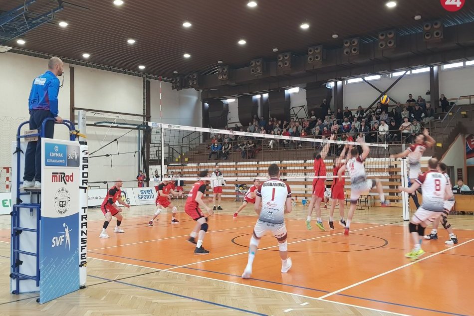 Séria play off vo volejbale: Prešovčania Komárno zdolali a vedú 1:0