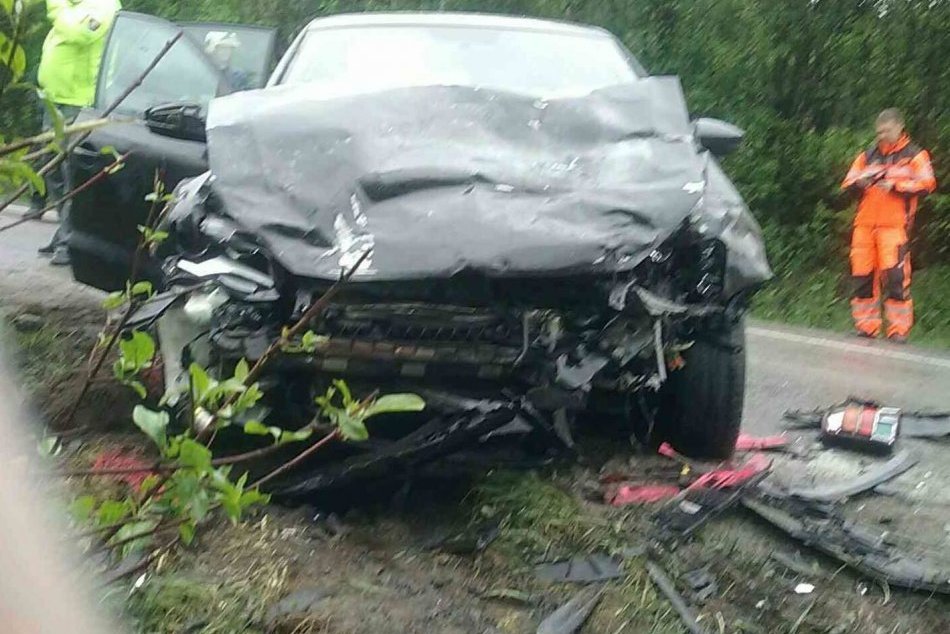 Vážna nehoda pri Prečíne: FOTO priamo z miesta