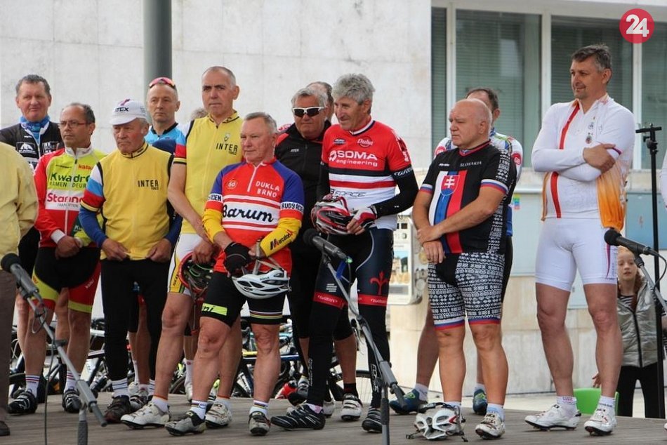 Stretnutie cyklistických legiend Československa v Trenčianskych Tepliciach