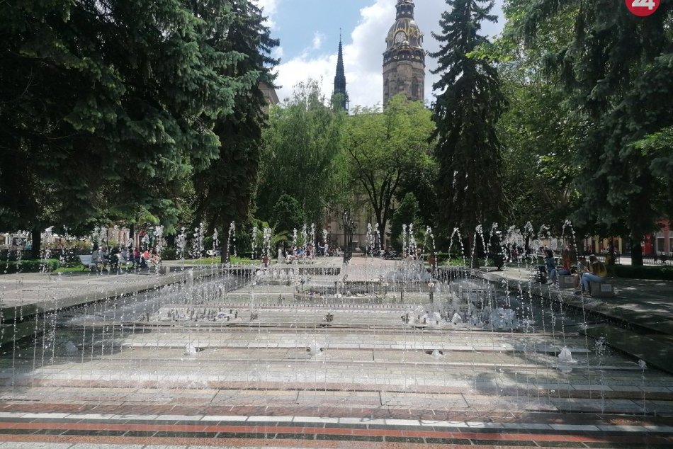 Košice - spievajúca fontána