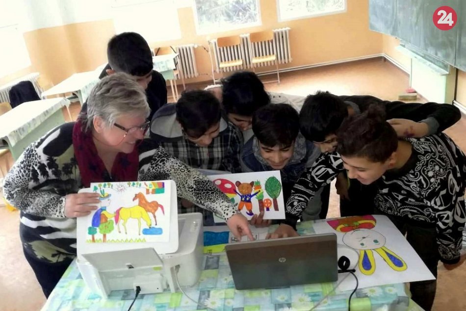 OBRAZOM: Omaľovánka žiakov ŠZŠ v Humennom sa dostala až k prezidentovi