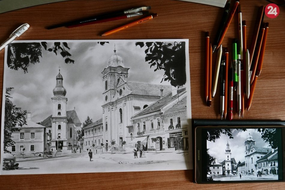 Obrazom: Rožňavčan Tomáš vyrukoval s novou kresbou