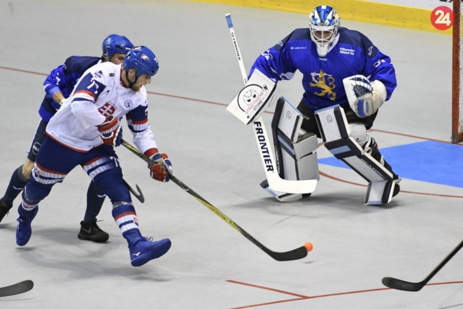 Finále MS v hokejbale: Slovensko - Fínsko