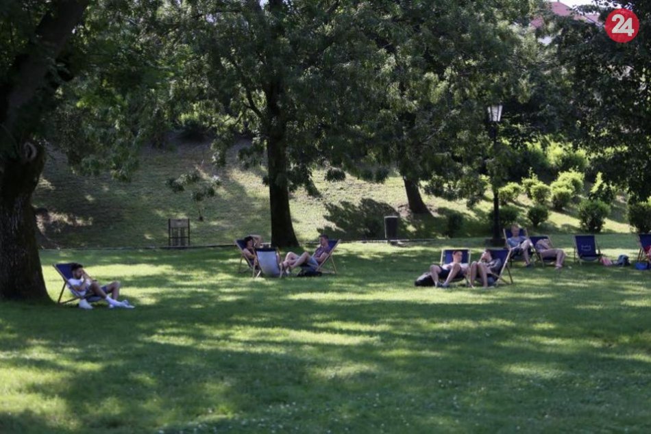 Ležadlá na Bratislavskom hrade