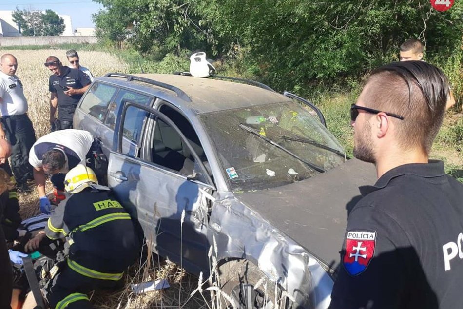 S alkoholom chcel uniknúť policajtom, skončil v poli