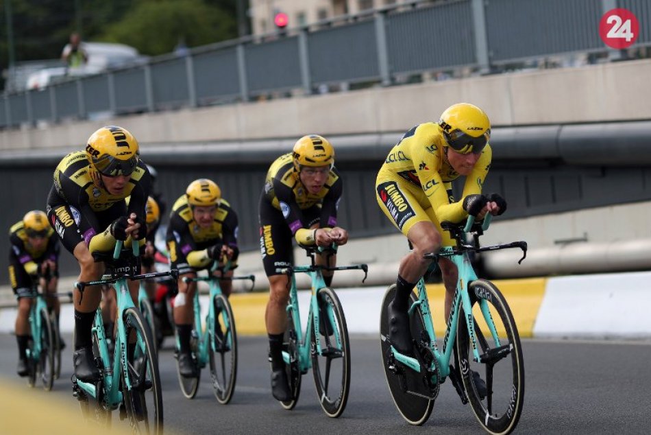 Tím Jumbo-Visma víťazom 2. etapy, Teunissen si udržal žltý dres